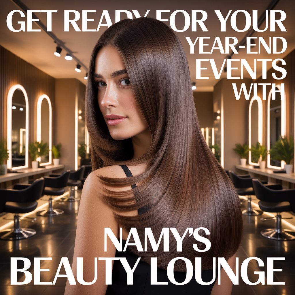 Get Ready for Your Year-End Events with Namy’s Beauty Lounge